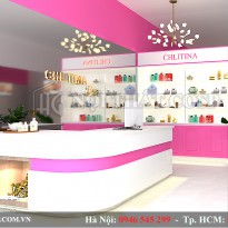 Thiết kế kệ spa - Chị Nhung